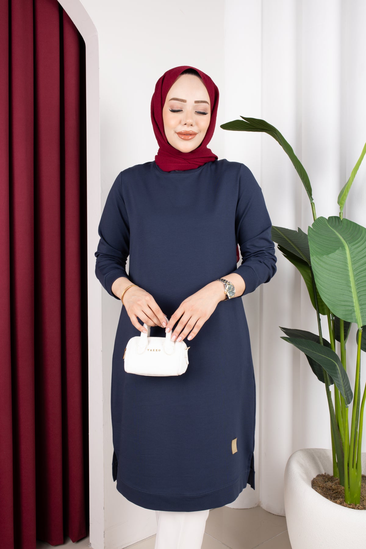 Bade tunik, lacivert
