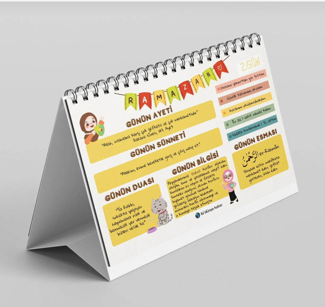 Ramazan takvimi 4 ( çocuk )