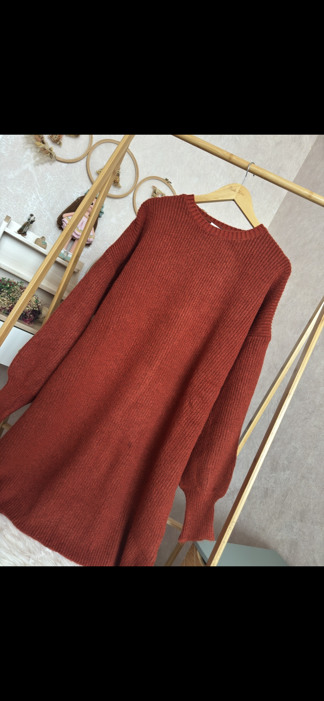 Yun kazak tunik, kiremit