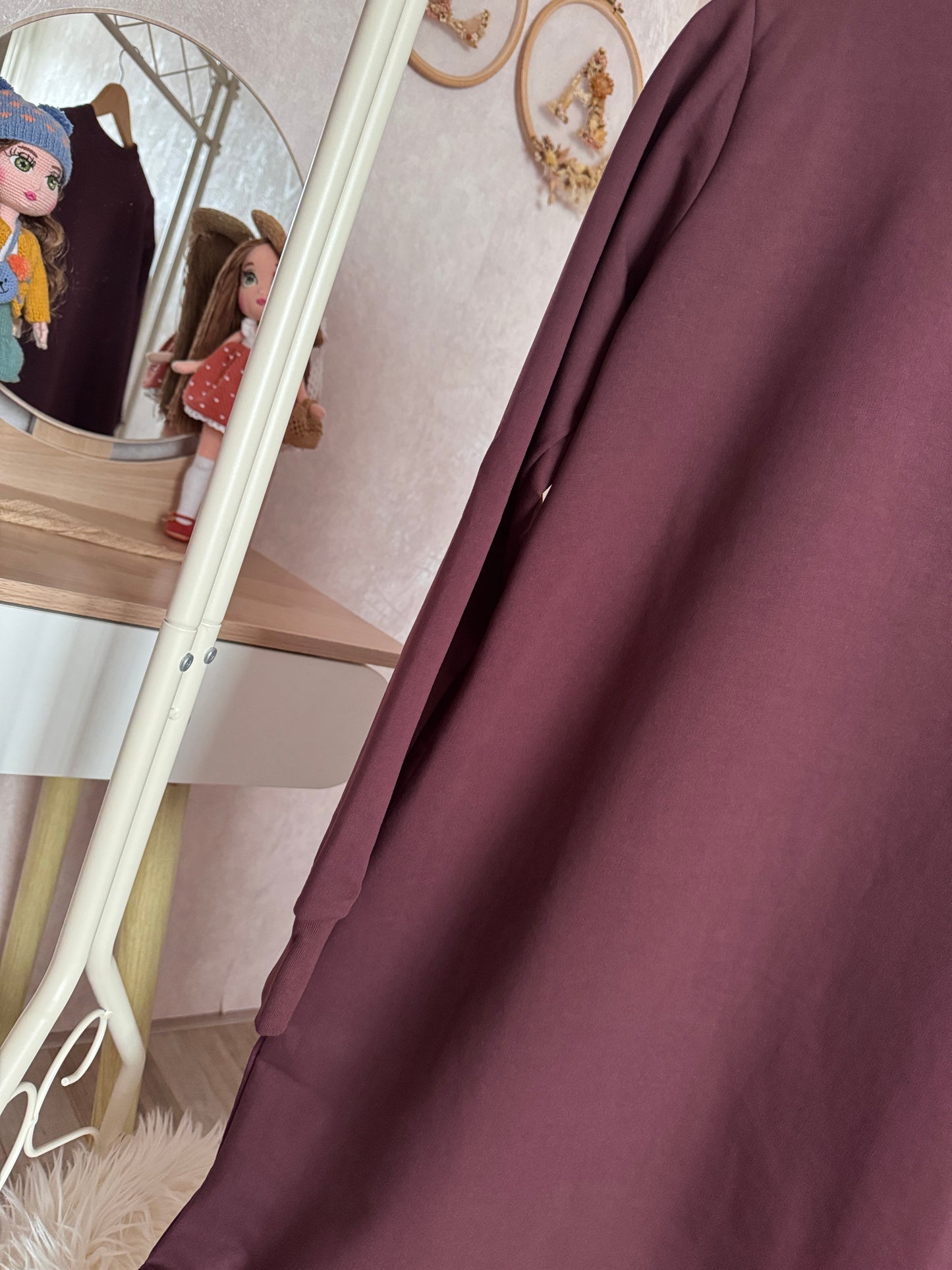 Düz tunik, mürdüm