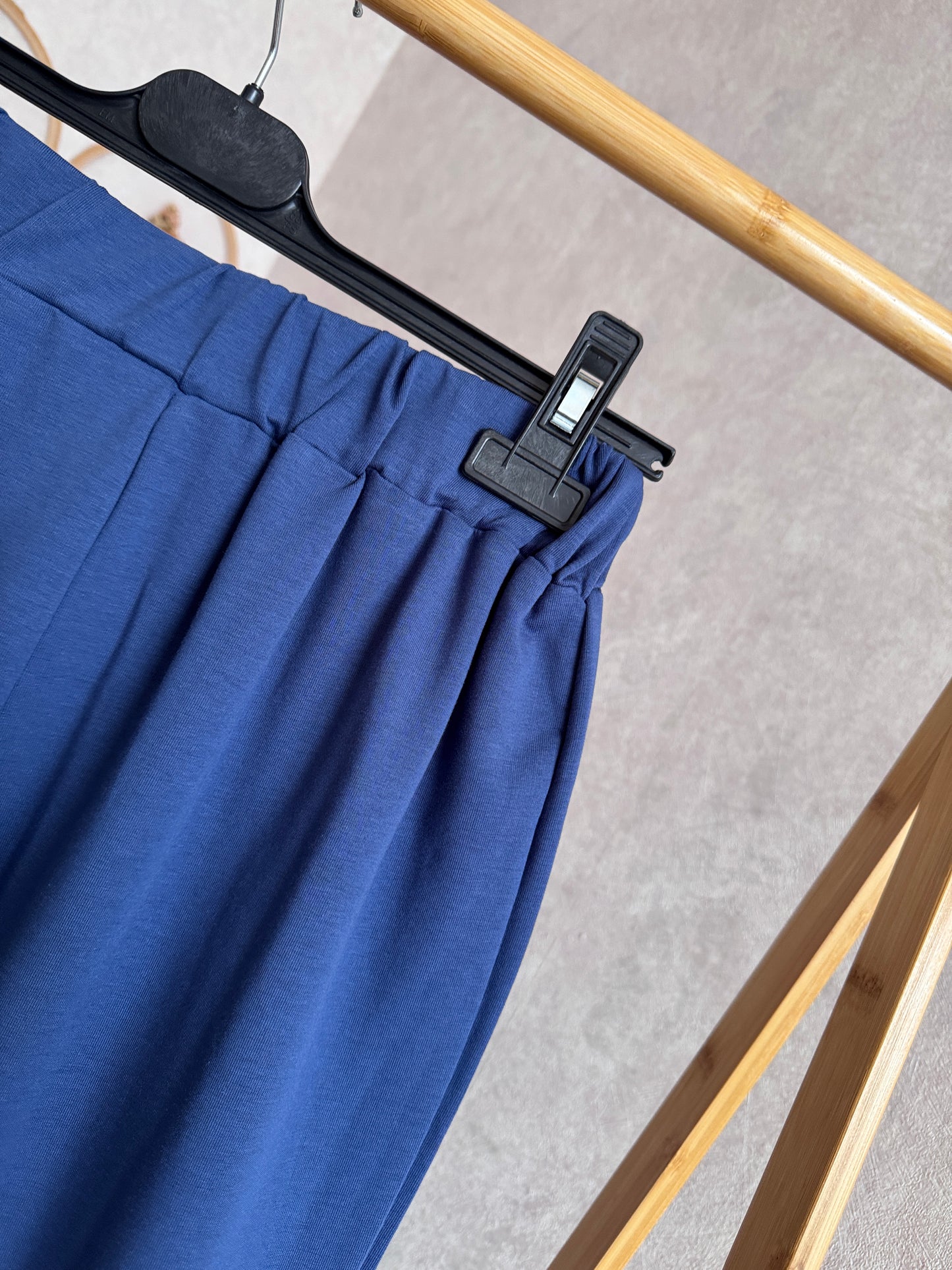 Tunik kolu cep detaylı takım indigo (40-46 beden)