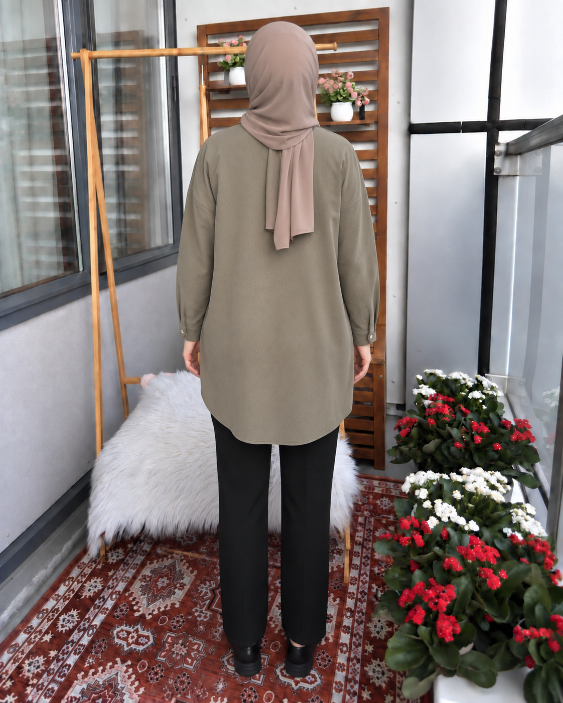 Verda gömlek, yeşil
