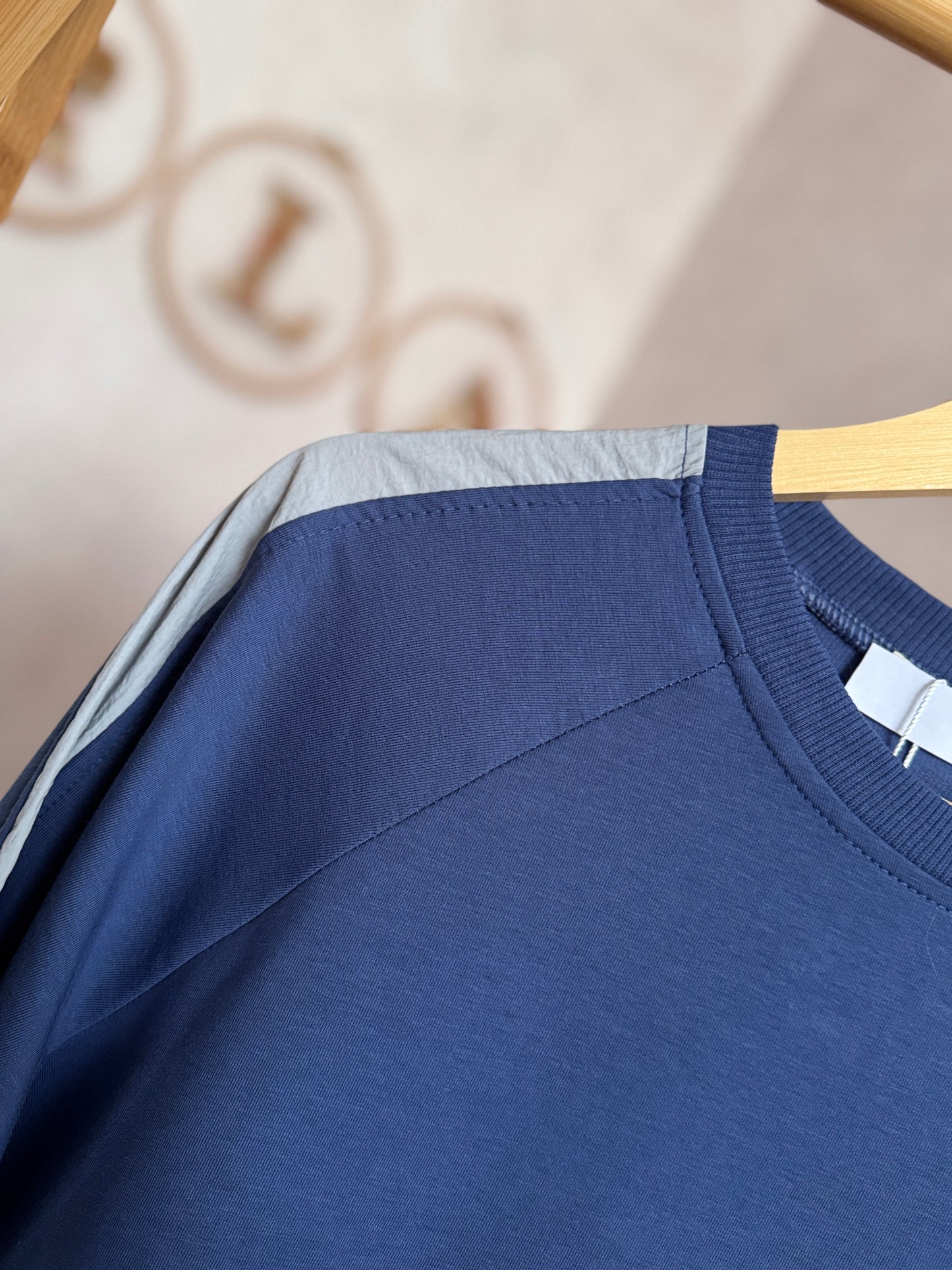 Kol ve omuz paraşüt detaylı tunik, indigo (42-48 beden)