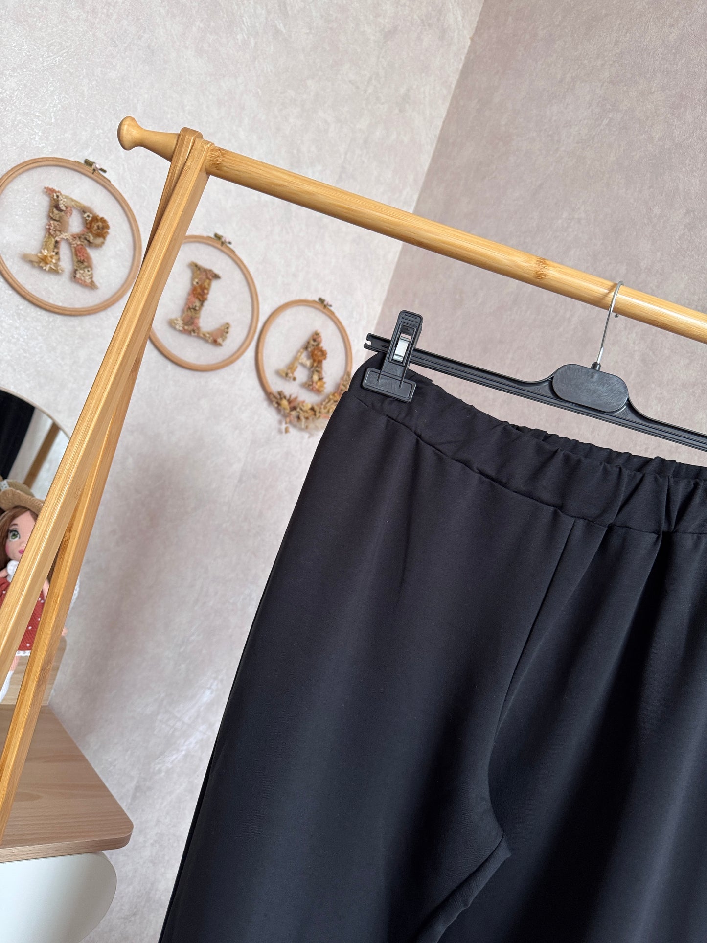 Tunik kolu cep detaylı takım siyah(40-46 beden)