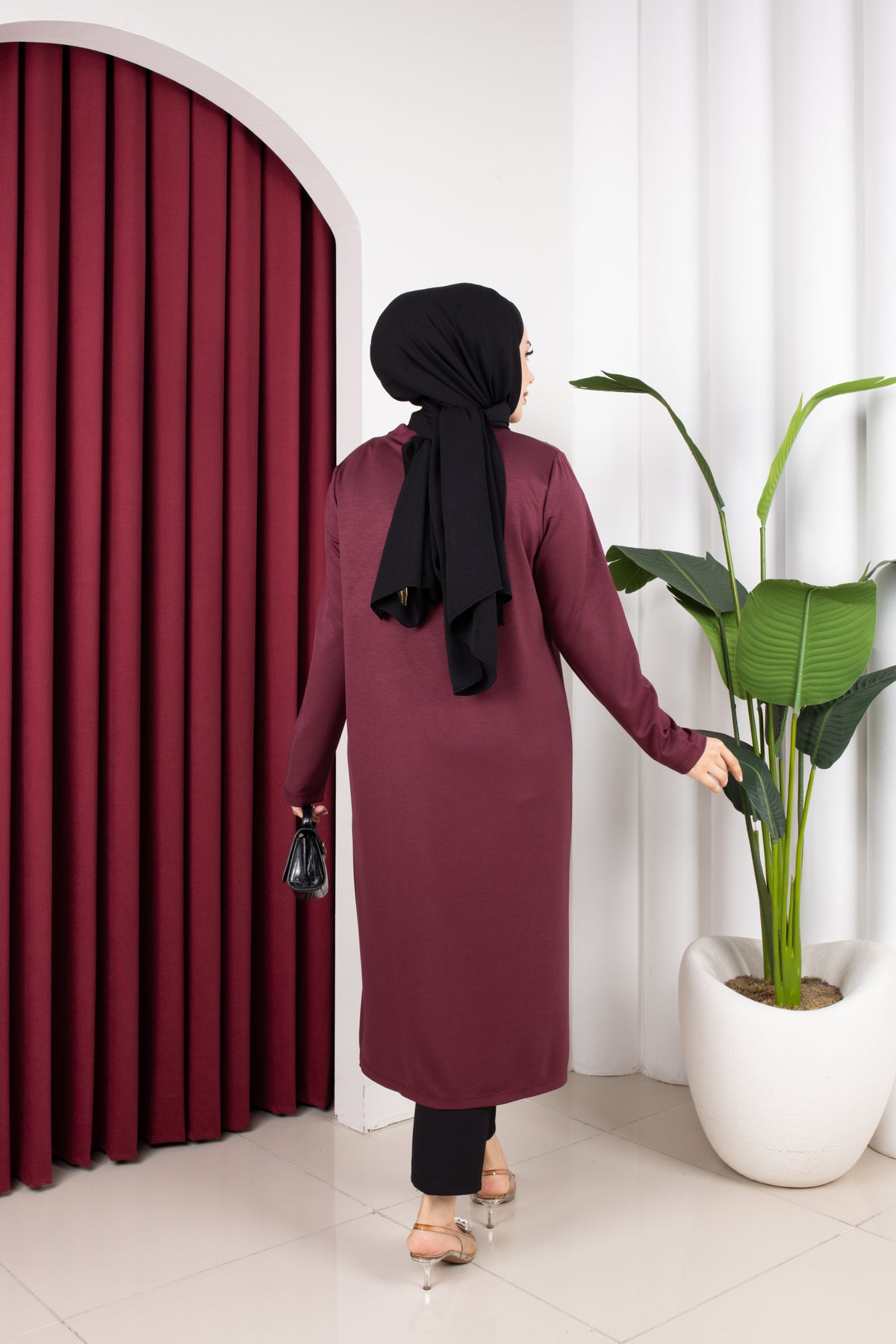 Selen tunik, mürdüm