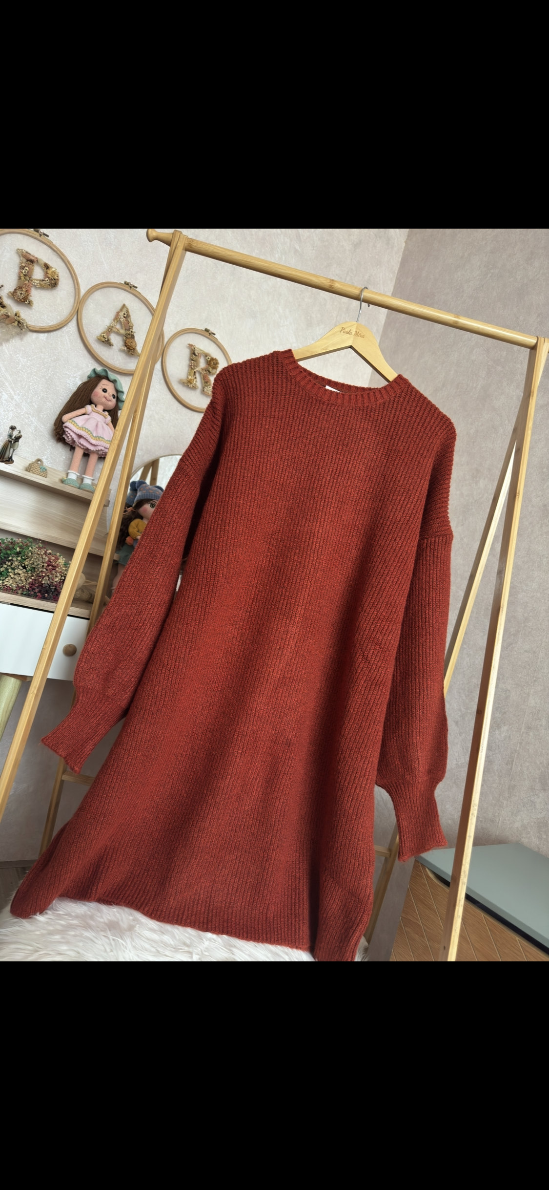 Yun kazak tunik, kiremit