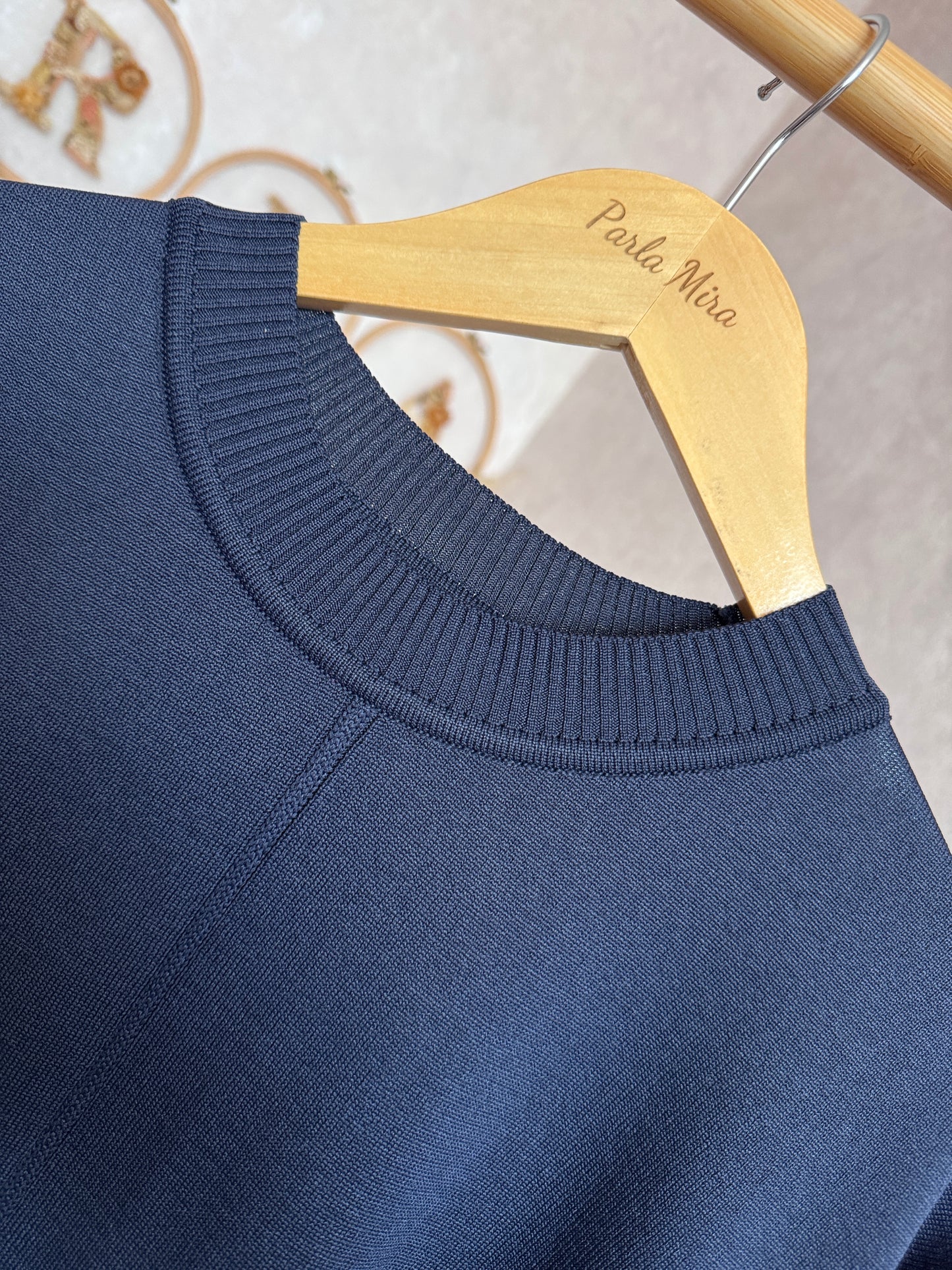 Triko tunik, lacivert