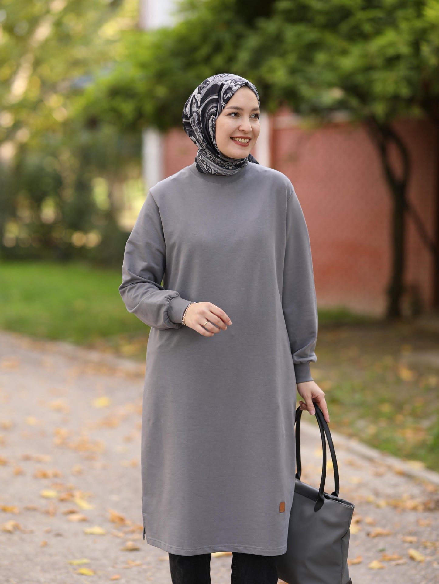 Neva 110 cm sweat tunik, gri