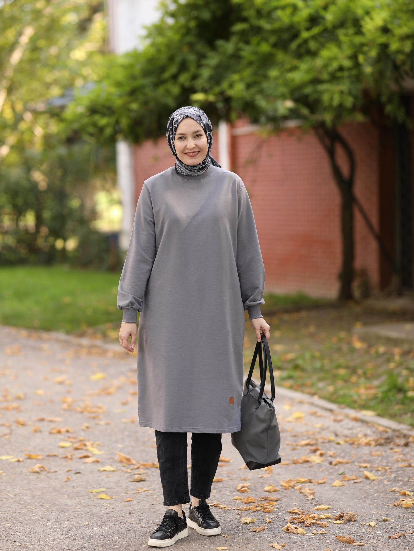 Neva 110 cm sweat tunik, gri