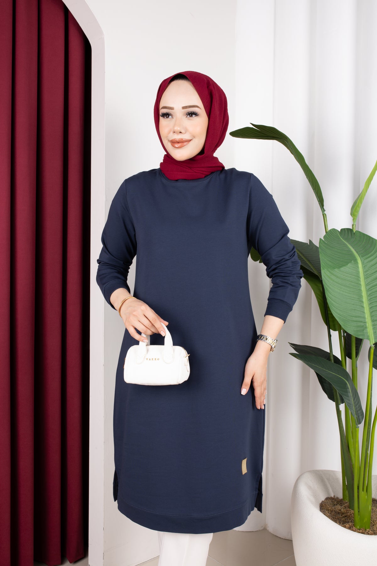 Bade tunik, lacivert