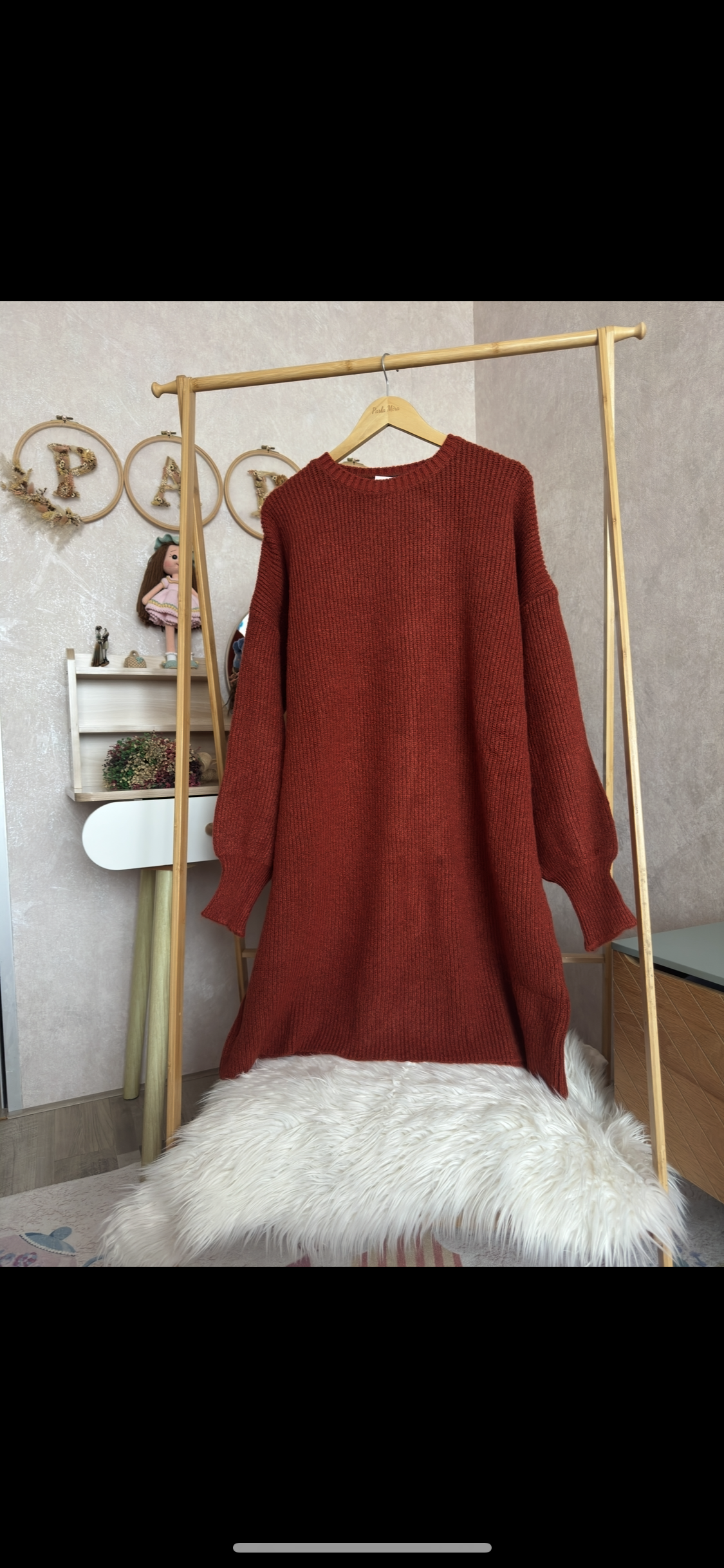 Yun kazak tunik, kiremit