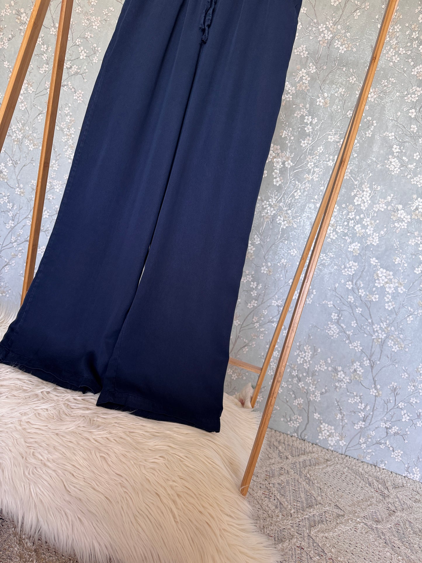 %100 pamuk tensel pantolon, kot rengi