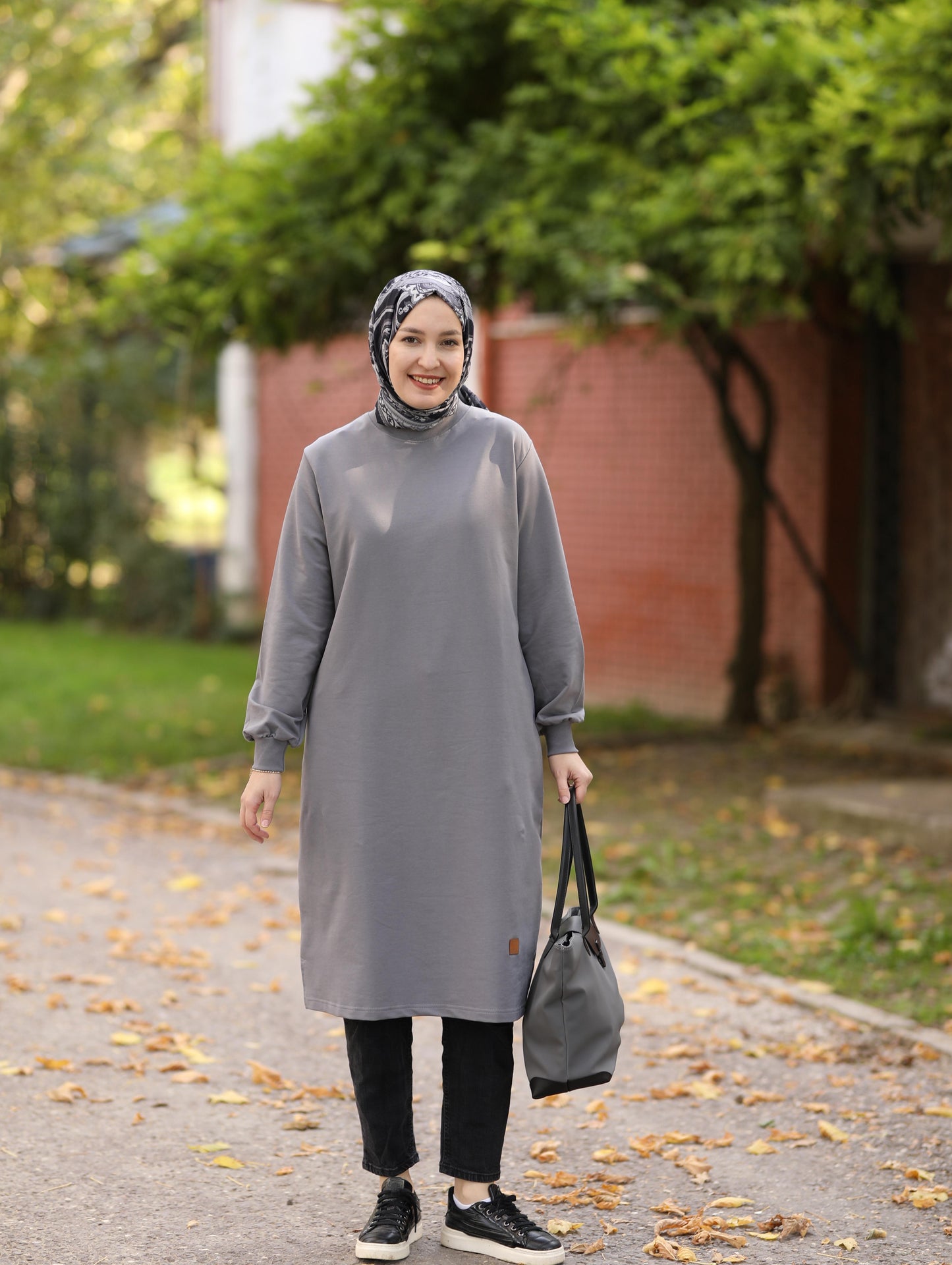 Neva 110 cm sweat tunik, gri