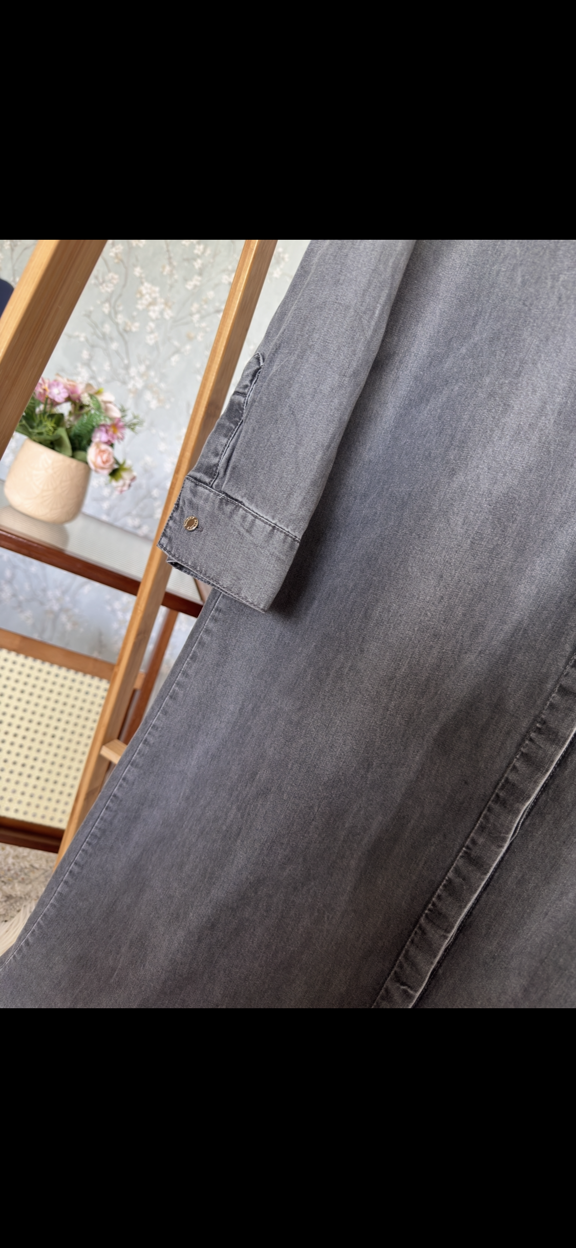 Bahar denim, kap-tunik, gri