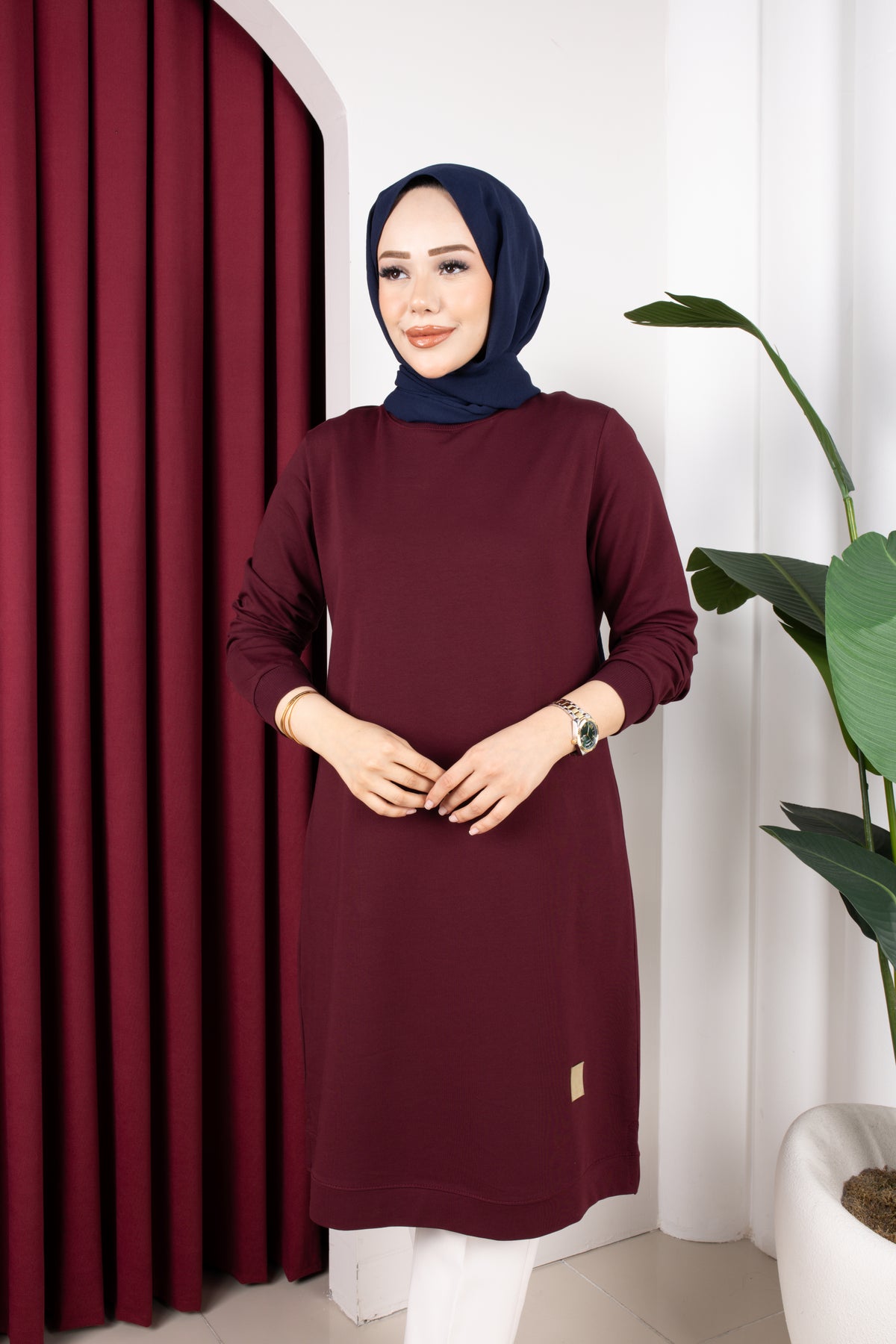 Bade tunik, mürdüm