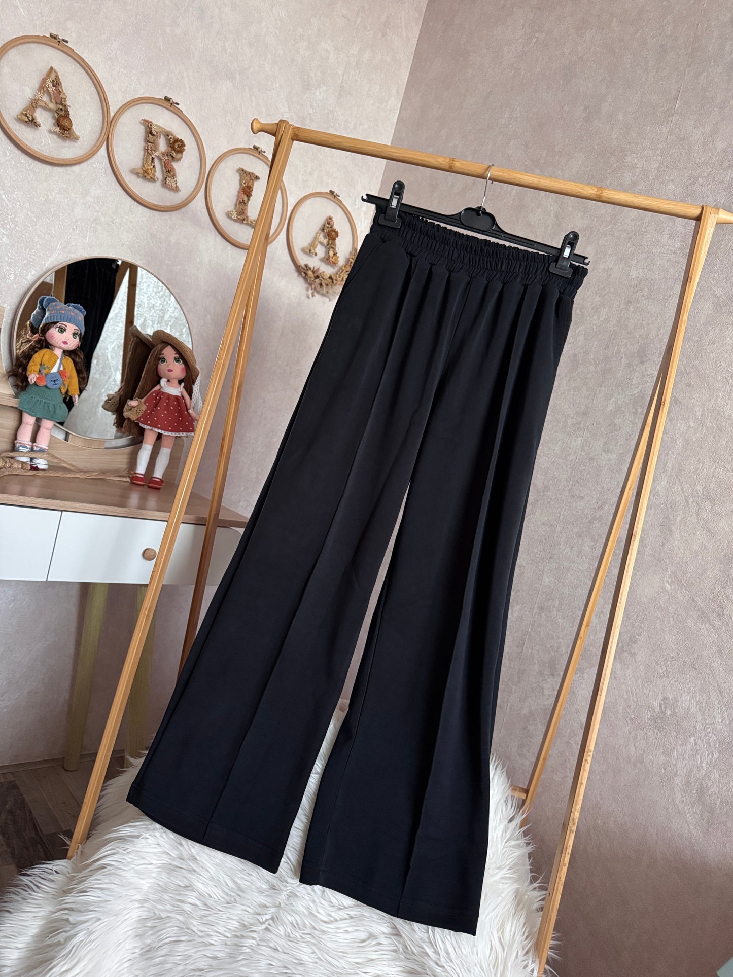 A kalite orijinal oysho kumaş takım, siyah