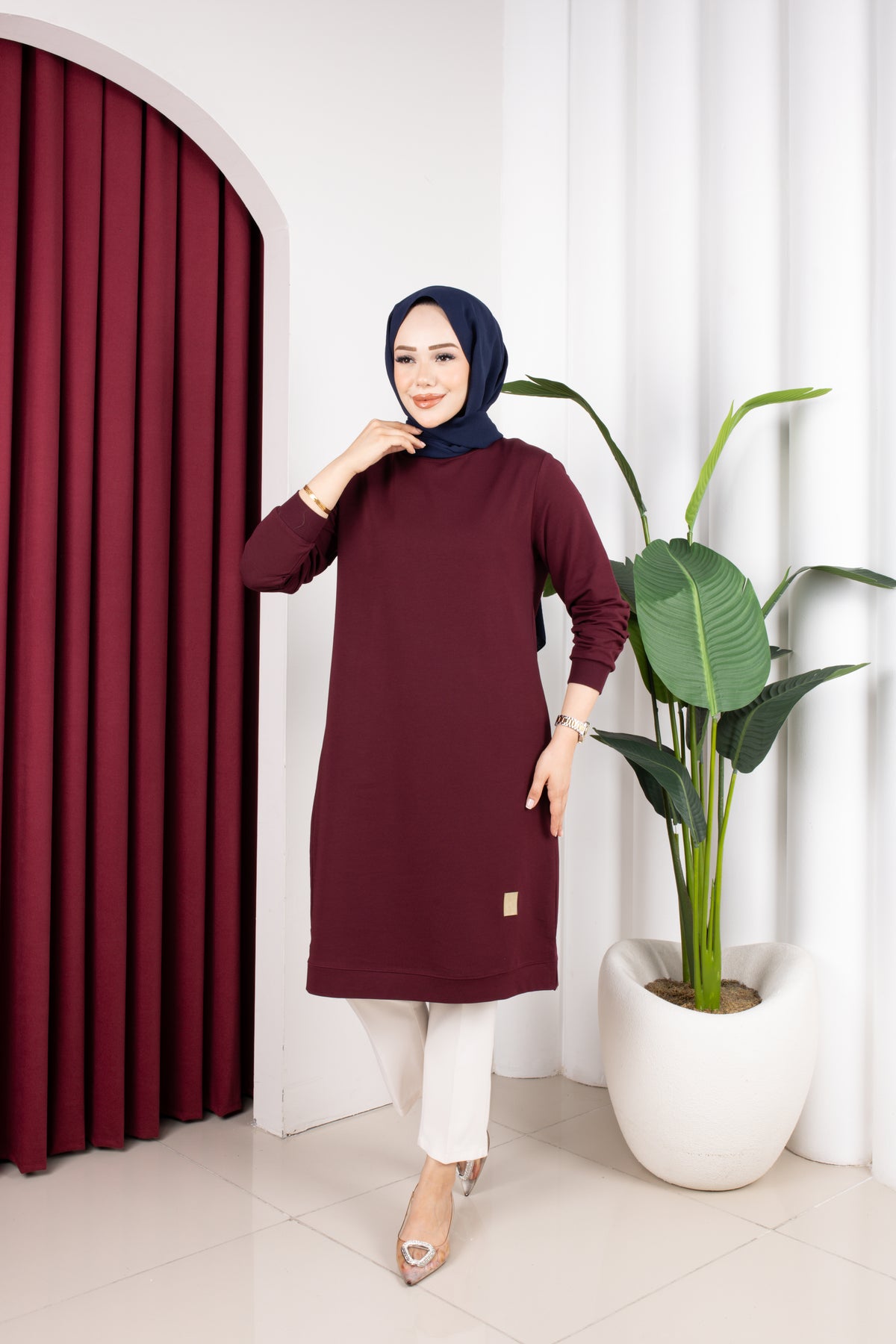 Bade tunik, mürdüm