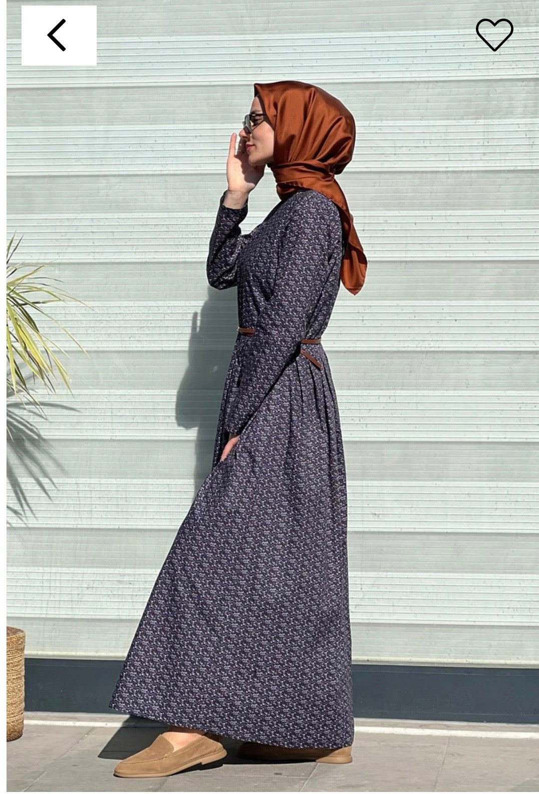 Gökçe pileli elbise