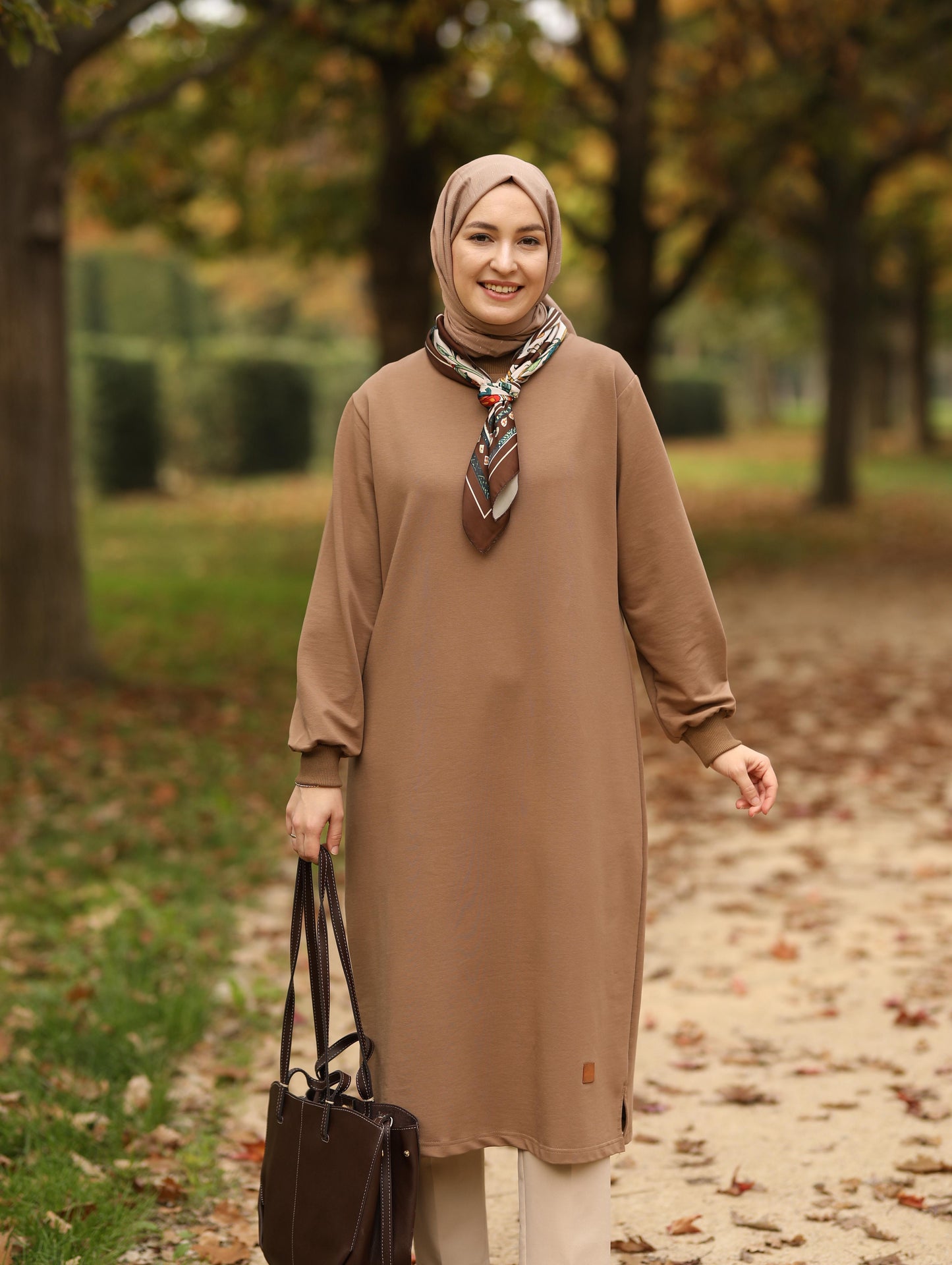 Nevada 120 cm sweat tunik, Camel
