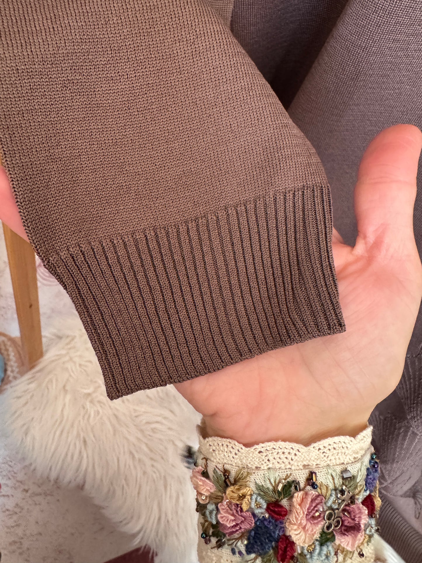 Triko tunik, toprak rengi