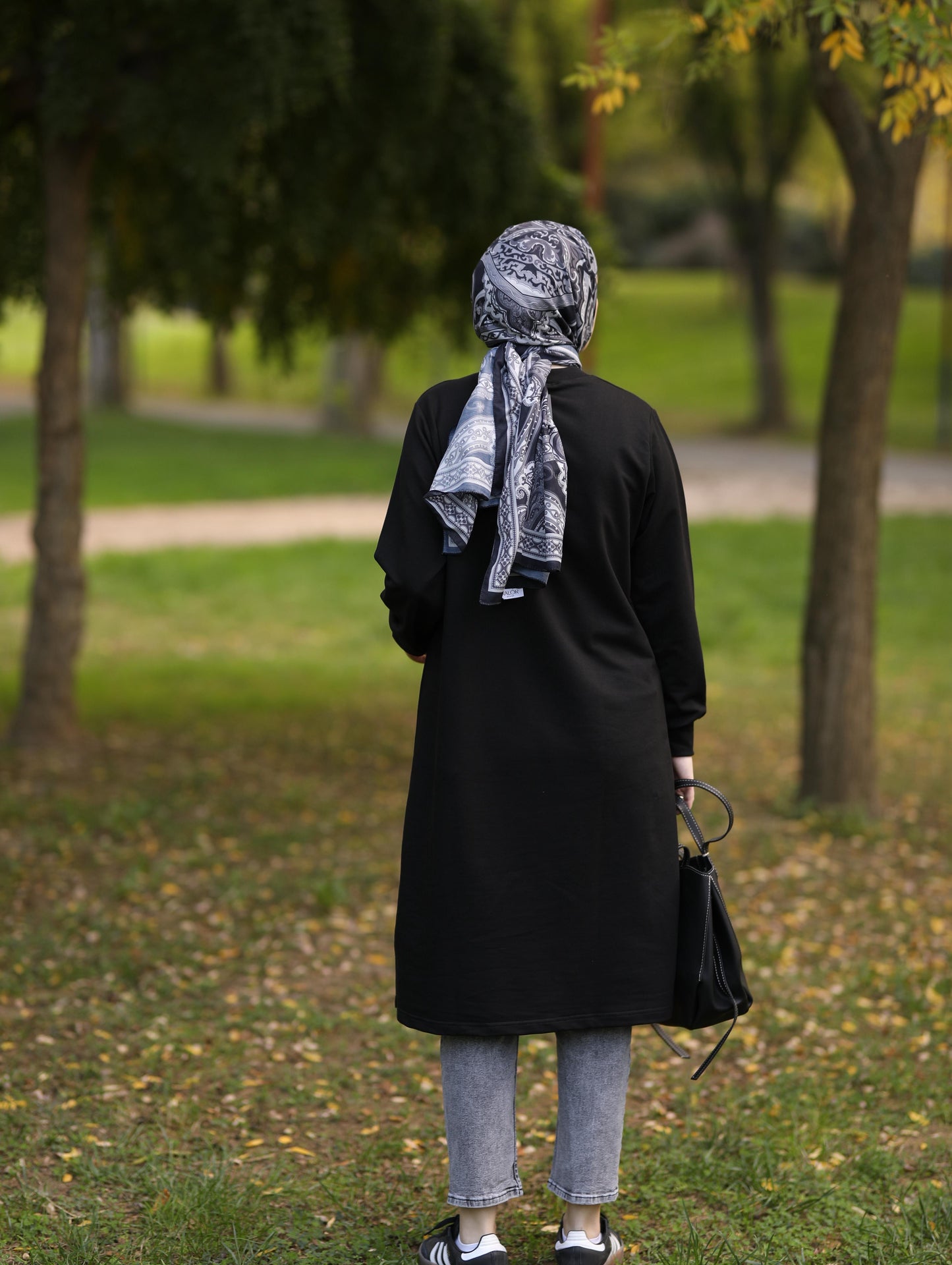 Neva 110 cm sweat tunik, siyah