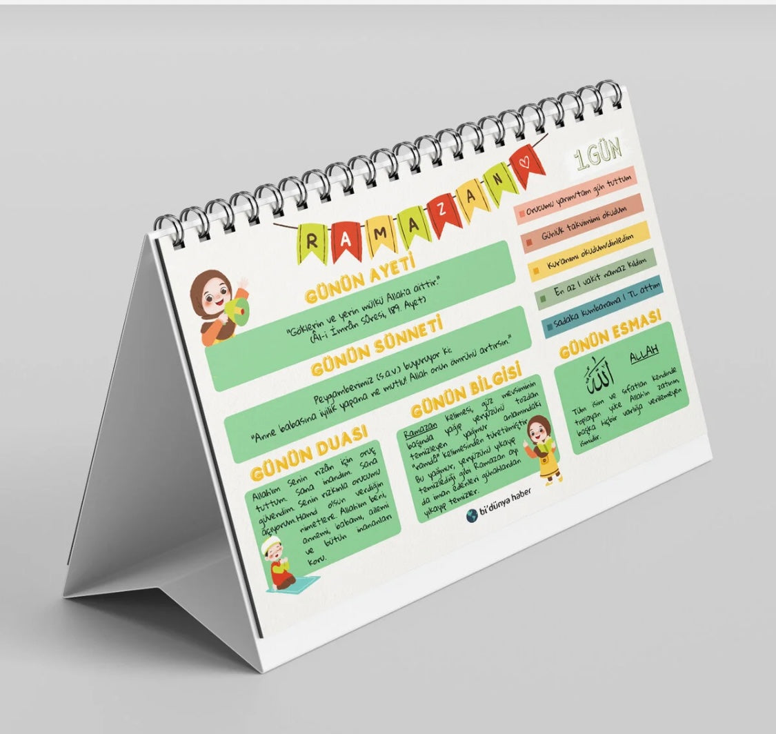 Ramazan takvimi 4 ( çocuk )
