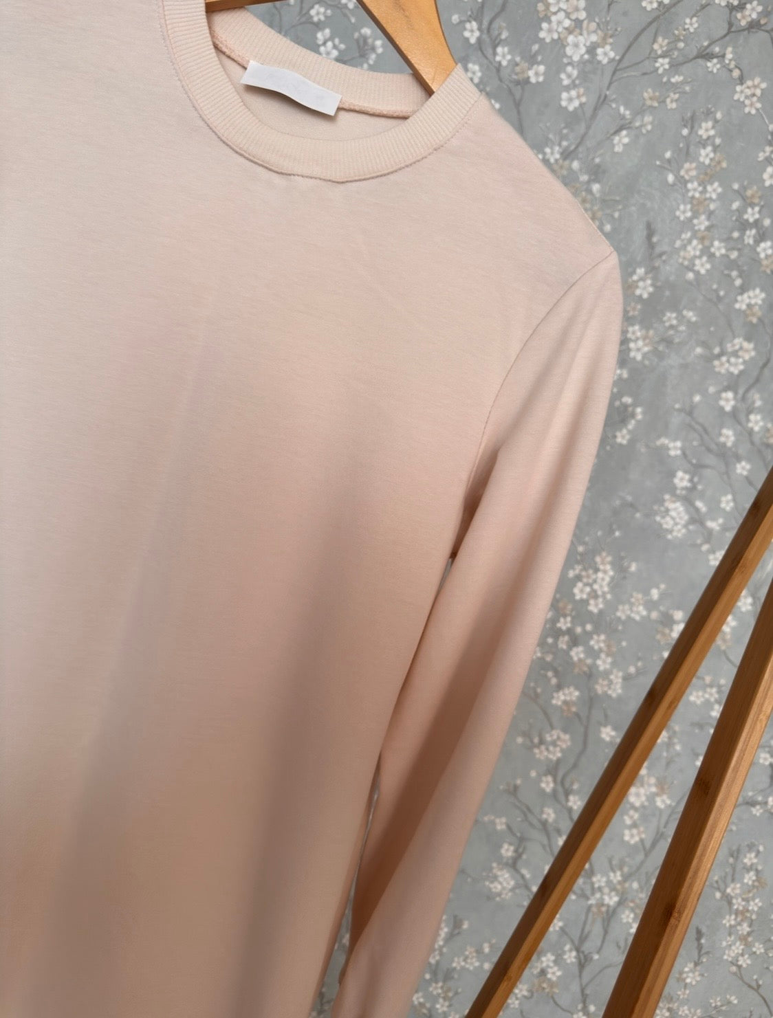 Bade iki iplik penye tunik, bej