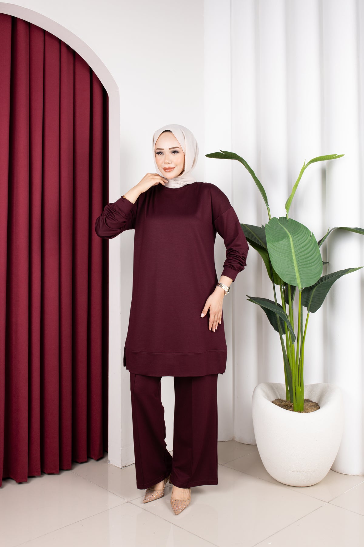 Karin takım, bordo