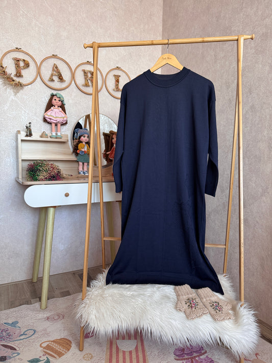 Triko tunik, lacivert