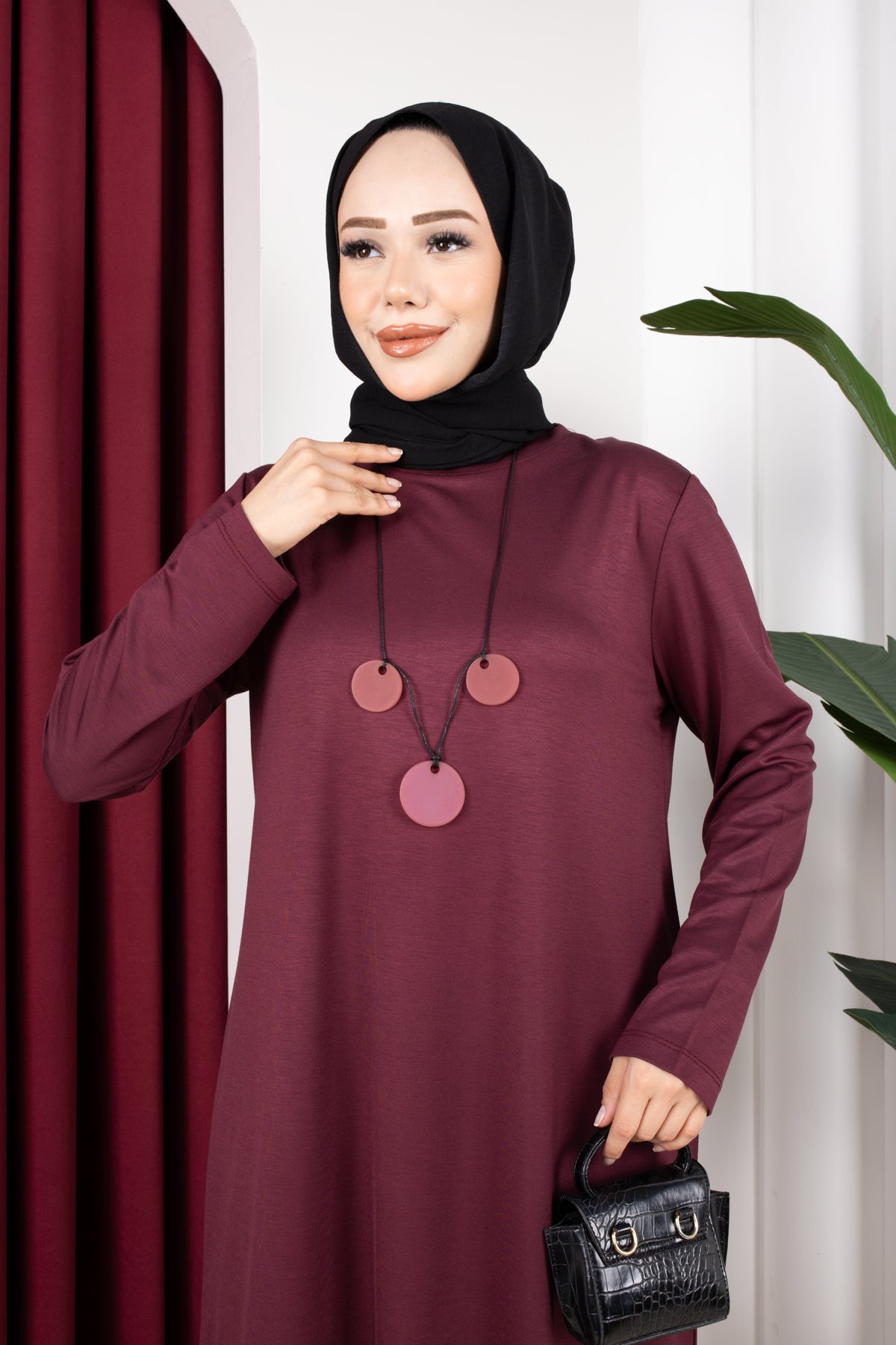 Selen tunik, mürdüm