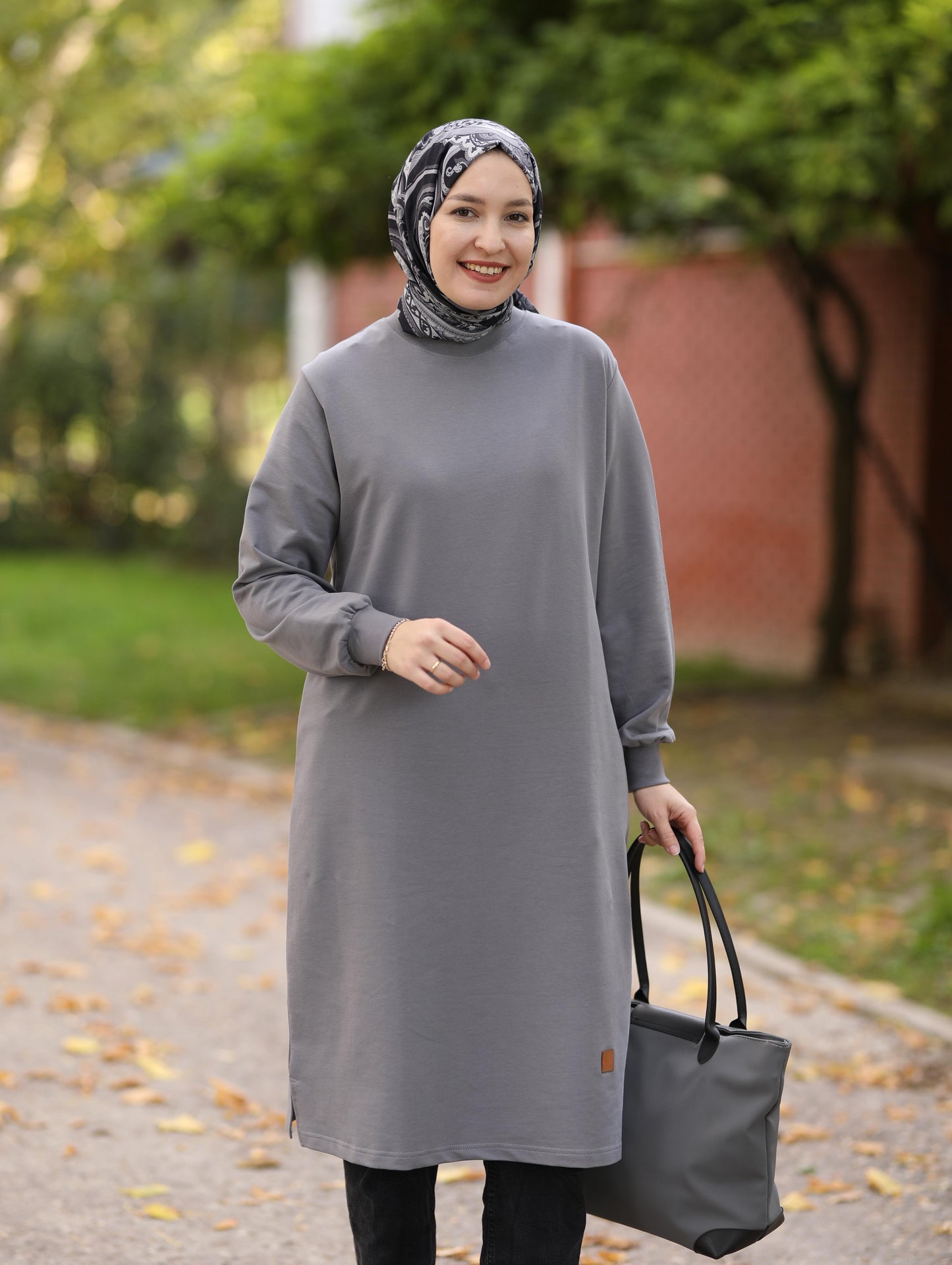 Neva 110 cm sweat tunik, gri