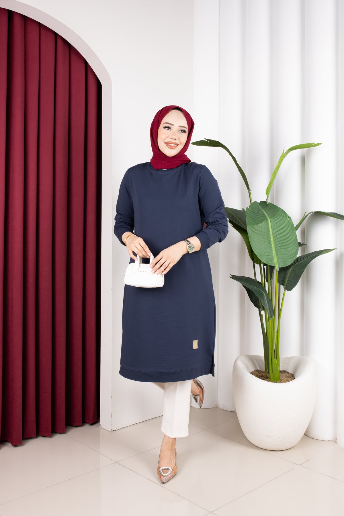 Bade tunik, lacivert