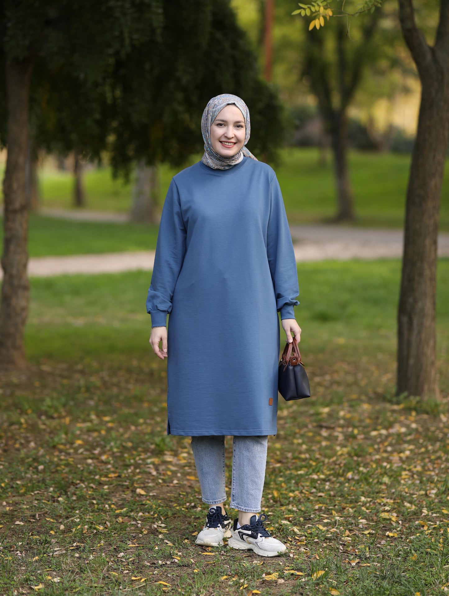 Neva 110 cm sweat tunik, indigo