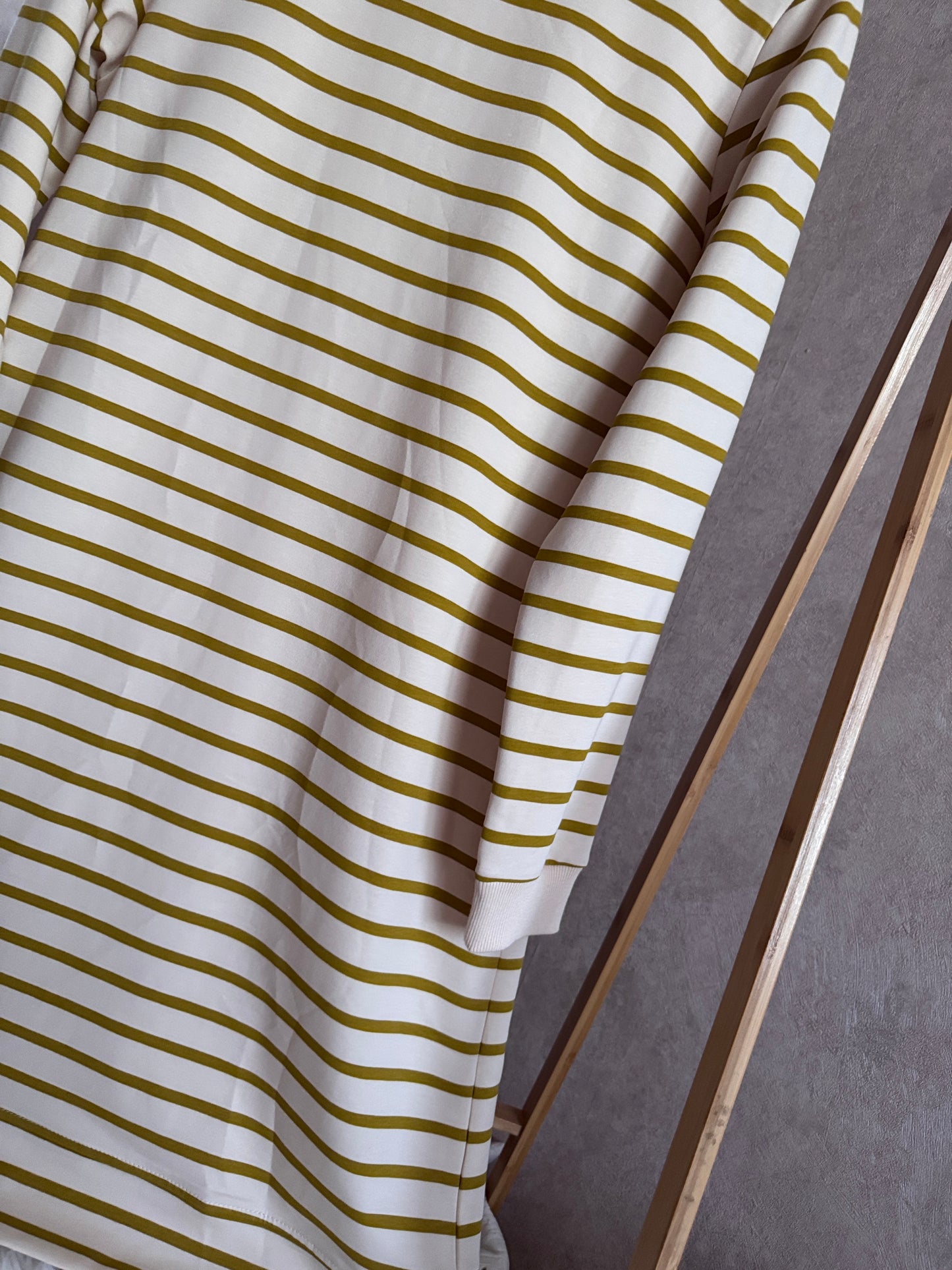 Çizgili tunik, yağ yeşili