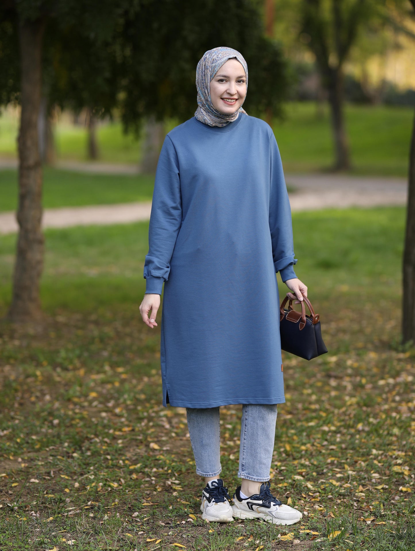 Neva 110 cm sweat tunik, indigo