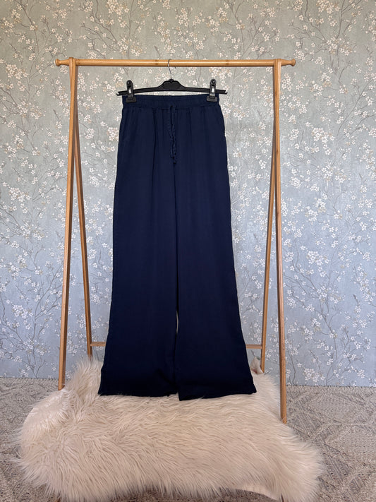 %100 pamuk tensel pantolon, kot rengi