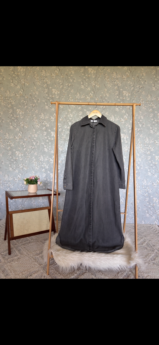Bahar denim, kap-tunik, gri