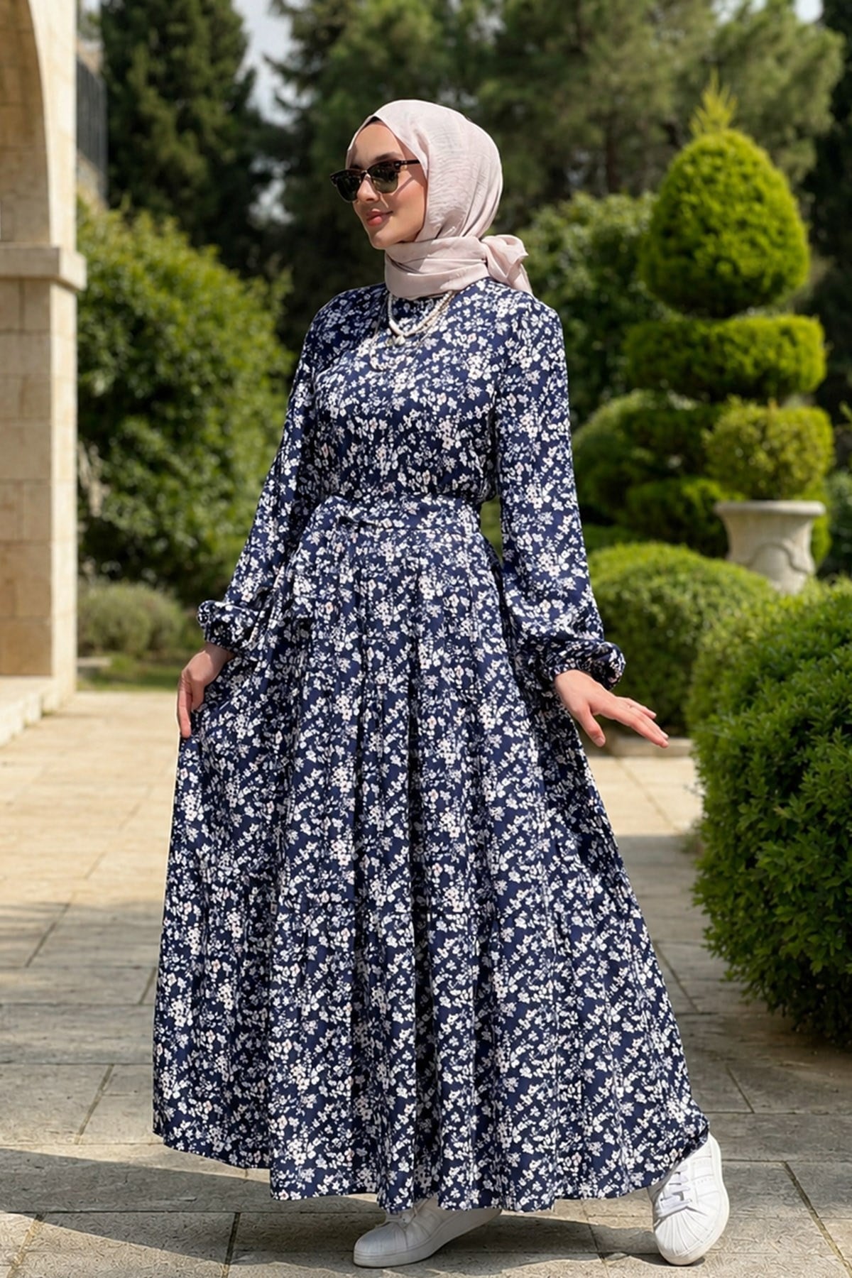 Rumeysa desenli elbise