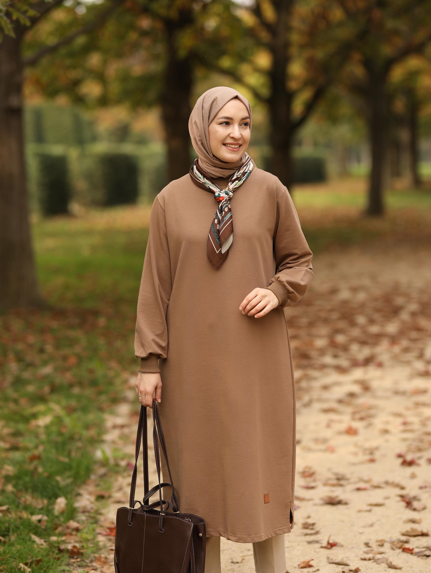 Nevada 120 cm sweat tunik, Camel