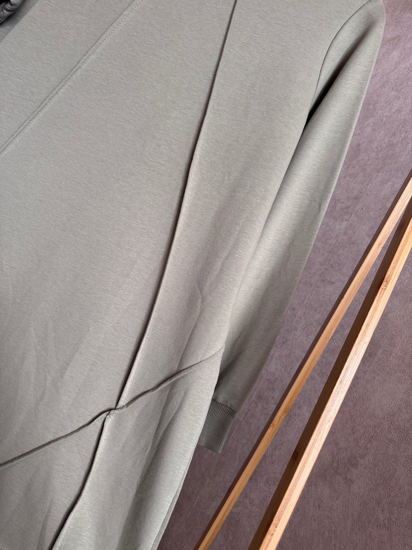 Düz tunik kısa düğme detaylı, yeşil