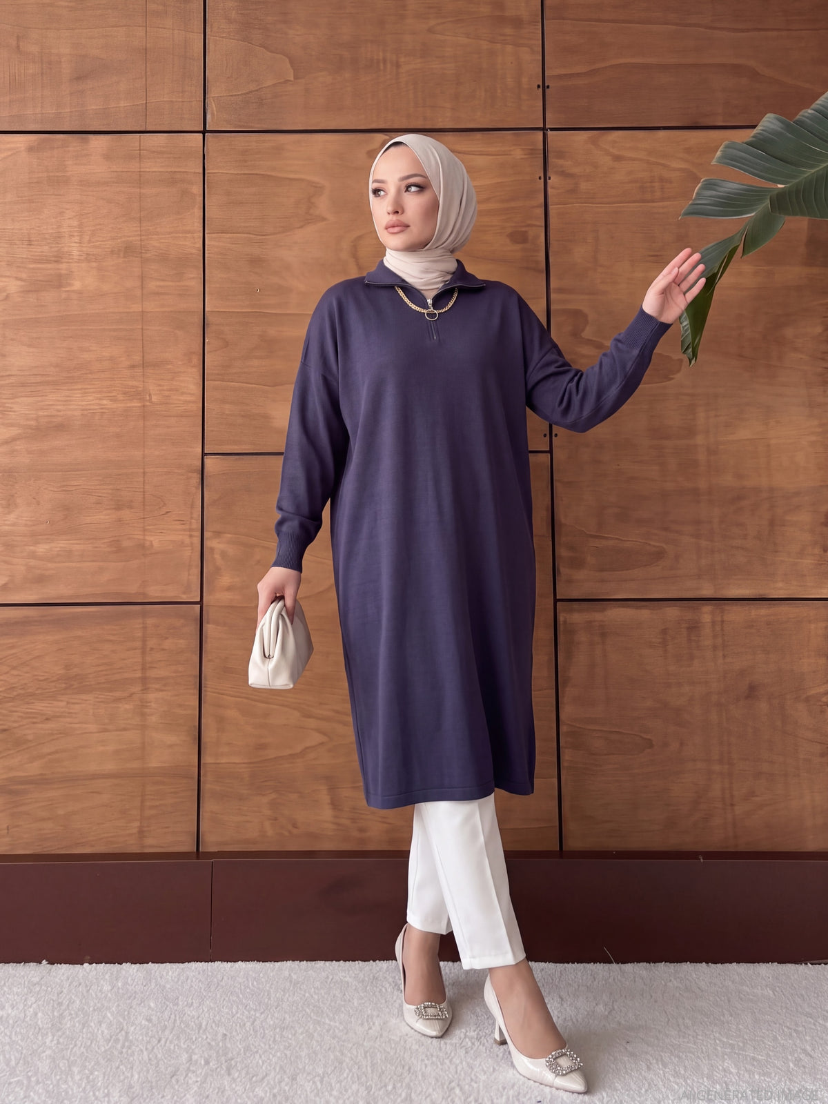 Hazan tunik, mürdüm